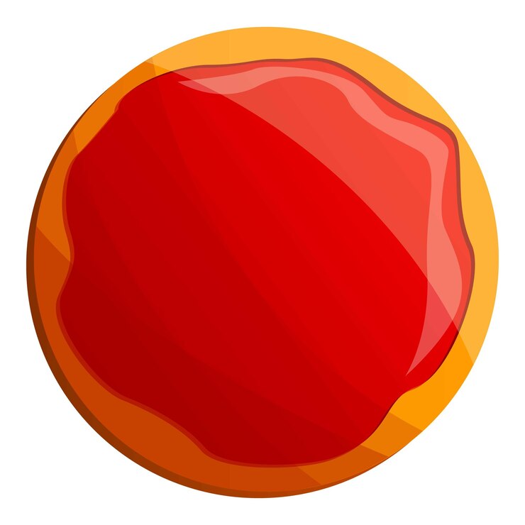 Vector icono de galletas de gelatina icono vectorial de galetas de jalea para el diseño web aislado en fondo blanco