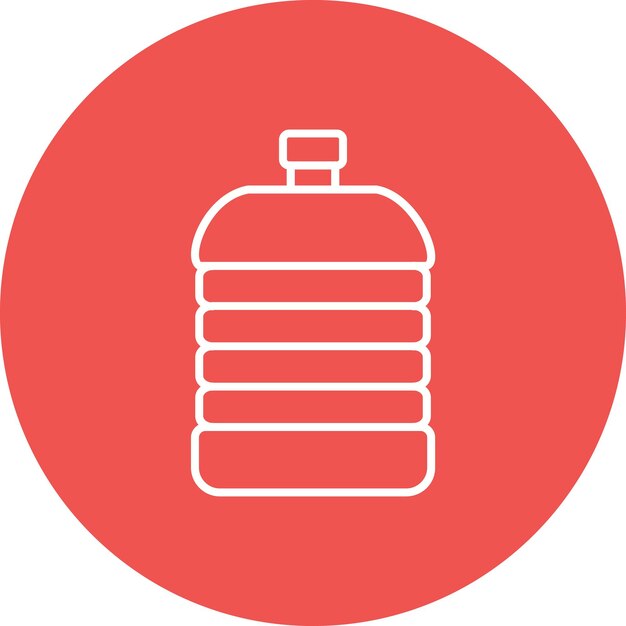 Icono del galón de agua