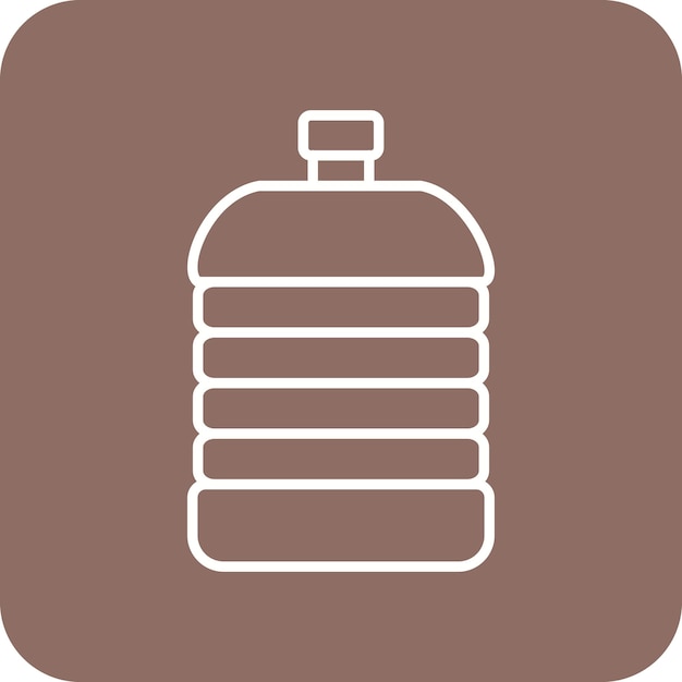 Icono del galón de agua
