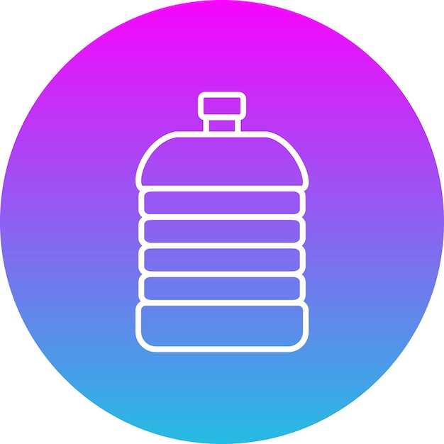 Icono del galón de agua