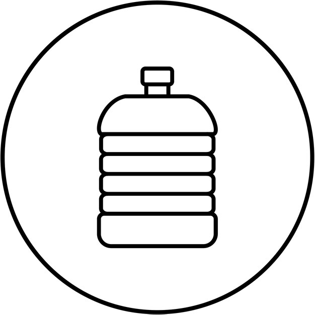 Icono del galón de agua