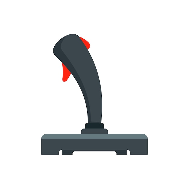 Icono de gamepad de control de avión Ilustración plana del icono vectorial del gamepad del control de avión para el diseño web