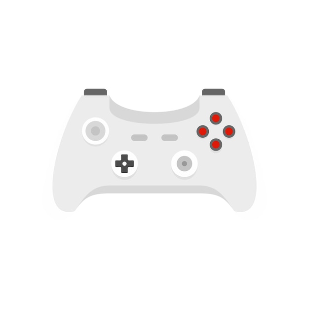 Ícono de gamepad inalámbrico Ilustración plana del ícono vectorial de gamepid inalámbrica para el diseño web