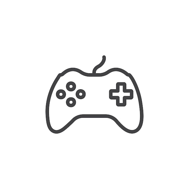 El icono del gamepad marca el símbolo en estilo llenado