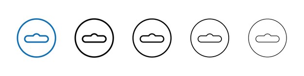 Icono de gancho de euro Logotipo vectorial de esquema para la aplicación web