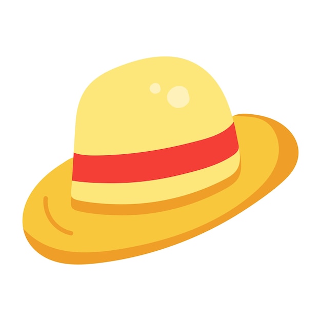 Icono de garabato de moda de sombrero de granjero