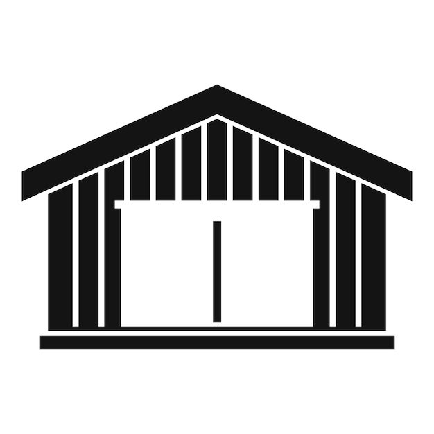 Ícono de garaje Ilustración simple del ícono vectorial de garaje para la web