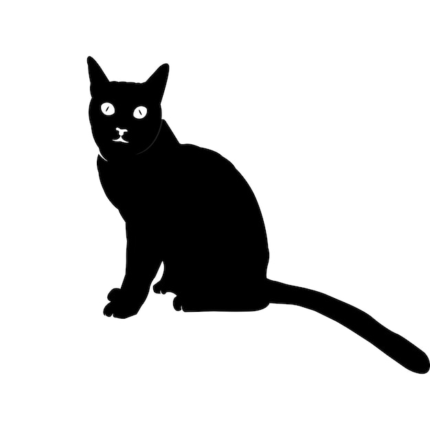 Icono de gato negro