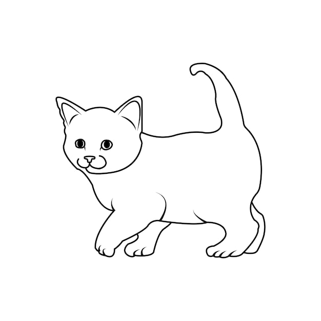 Vector icono de gato