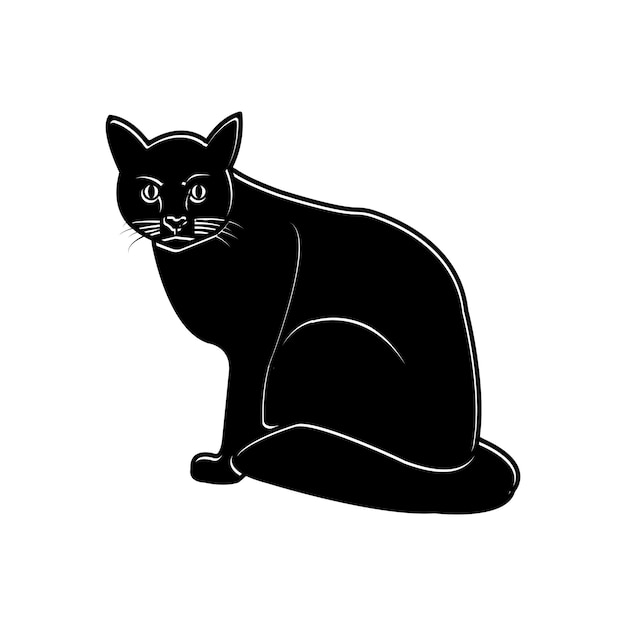 Vector icono de gato