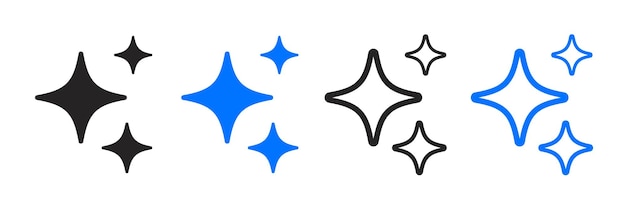 Icono generado por AI Icono de estrella herramientas para generar a partir del texto Asistente de ayuda informática Concepto de procesamiento de grandes datos Diseño de elementos de icono para aplicaciones y web Ilustración vectorial