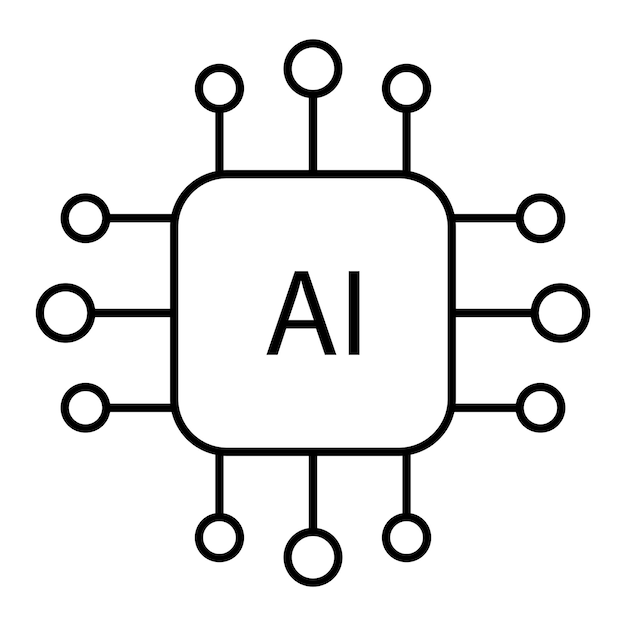 Vector icono generado por inteligencia artificial