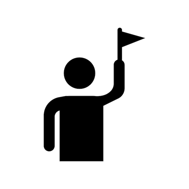 Icono de la gente de la guía turística aislado en fondo blanco