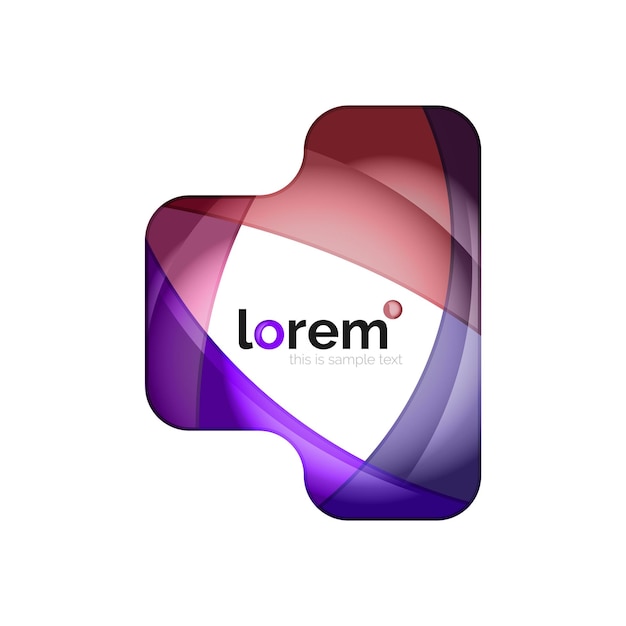 Icono geométrico abstracto del logotipo