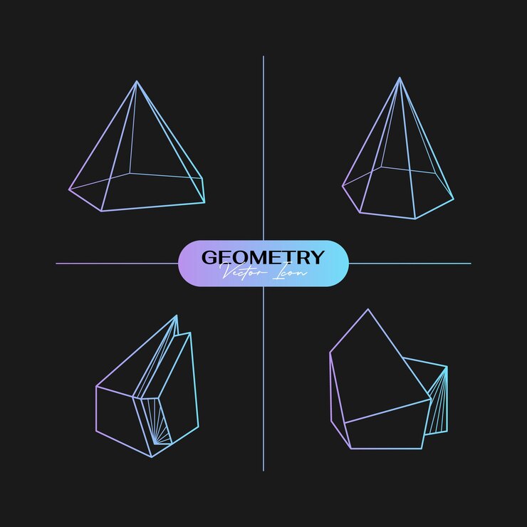 Vector icono geométrico moderno abstracto en estilo de moda.