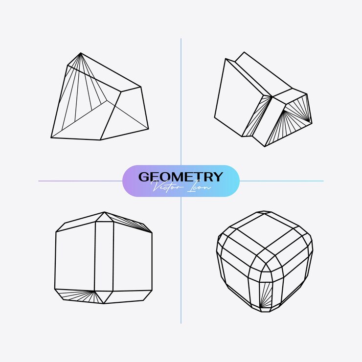 Vector icono geométrico moderno abstracto en estilo de moda.