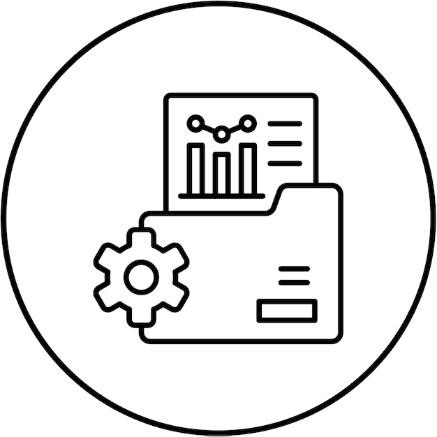 Icono de gestión de proyectos