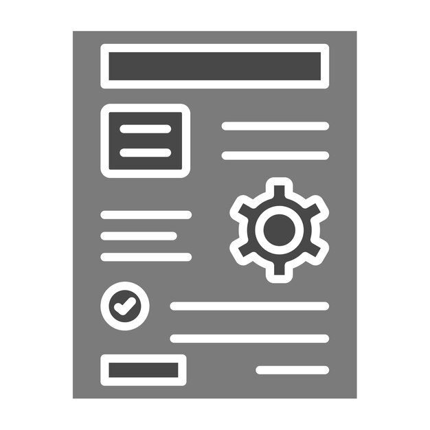 Icono de gestión de proyectos