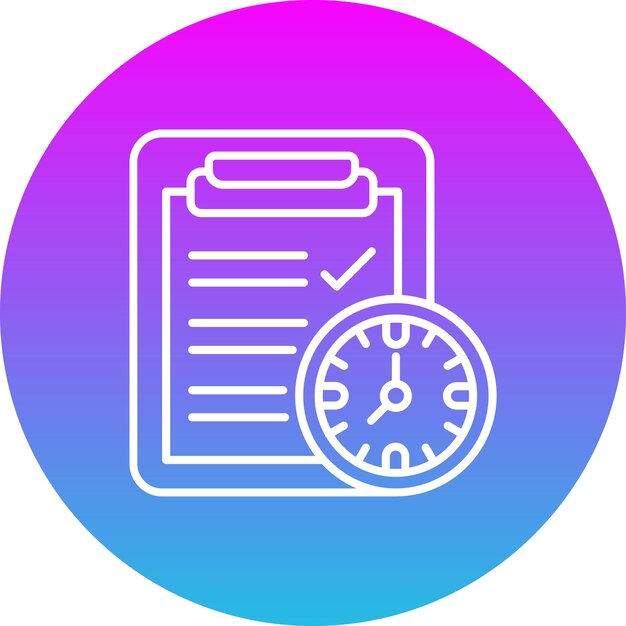 Icono de gestión del tiempo