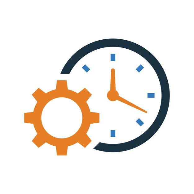 Icono de gestión del tiempo