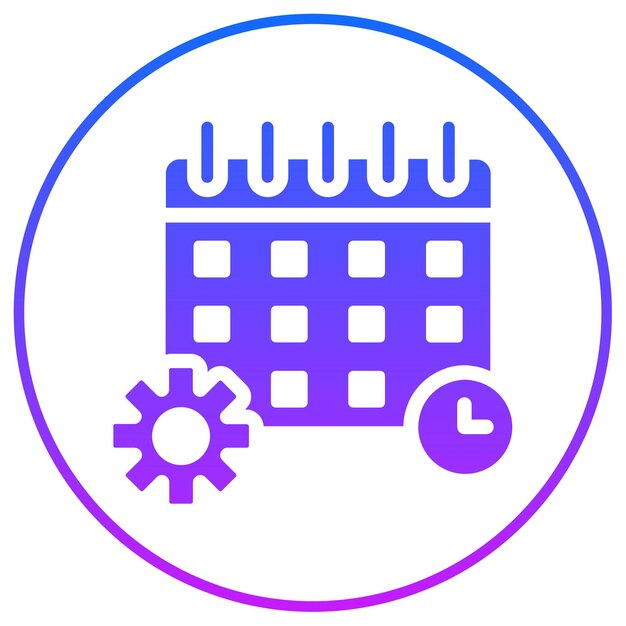 Icono de gestión del tiempo
