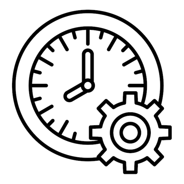 Icono de gestión del tiempo