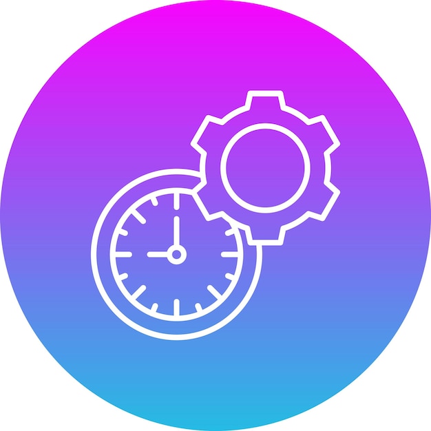 Icono de gestión del tiempo