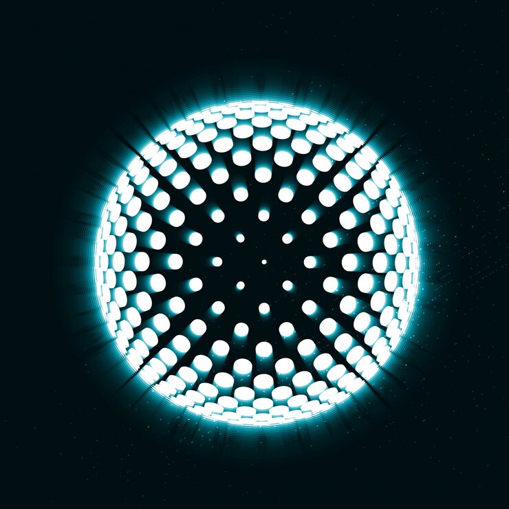Vector icono global abstracto