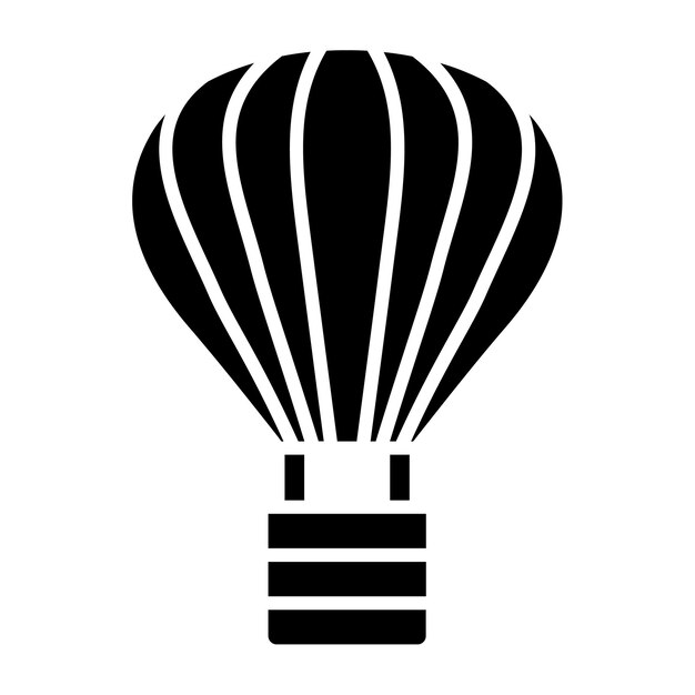 Icono de globo de aire caliente