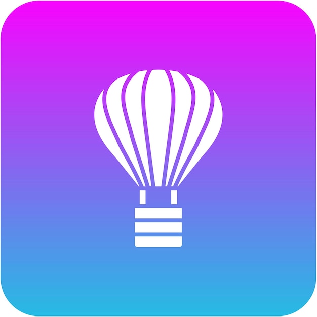 Icono de globo de aire caliente