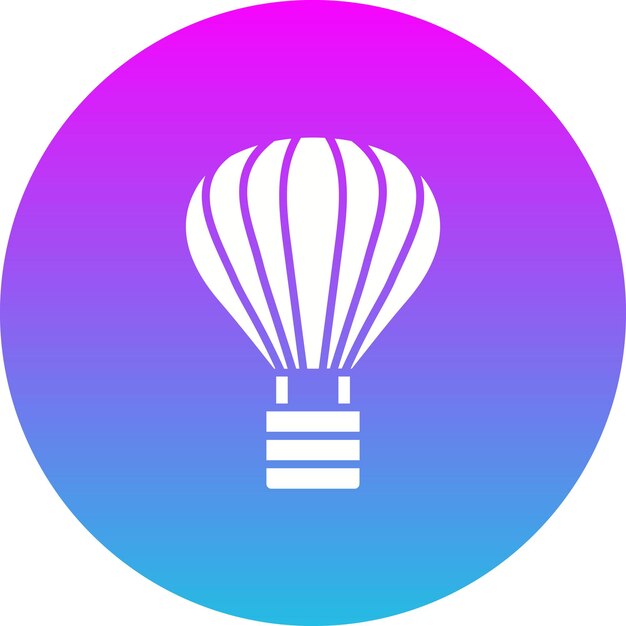 Icono de globo de aire caliente