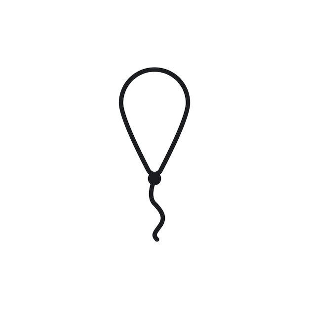 Icono de globo aislado sobre fondo blanco.