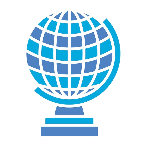El icono del globo dorado