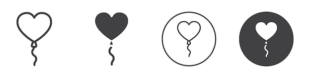 Icono de globo Logotipo de vector de contorno sencillo