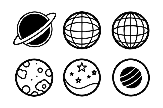 Icono del globo terrestre Conservación del medio ambiente Trucado editable