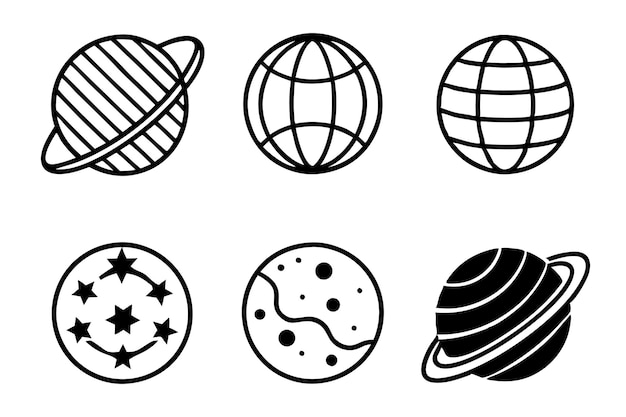 Icono del globo terrestre Conservación del medio ambiente Trucado editable