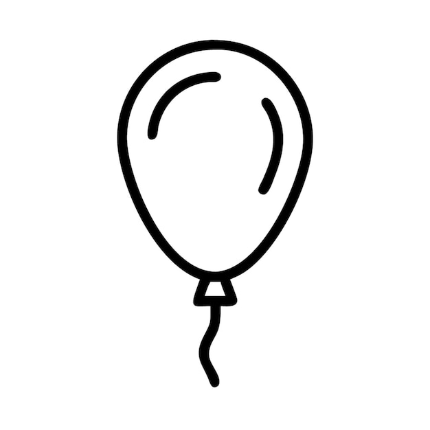 icono de globo vector de dibujos animados