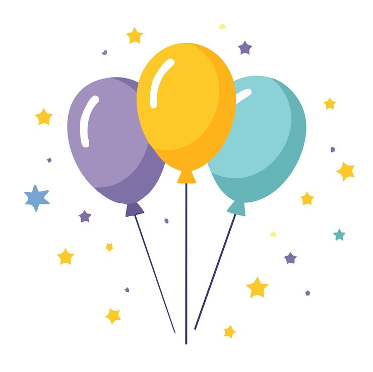 Vector icono de los globos