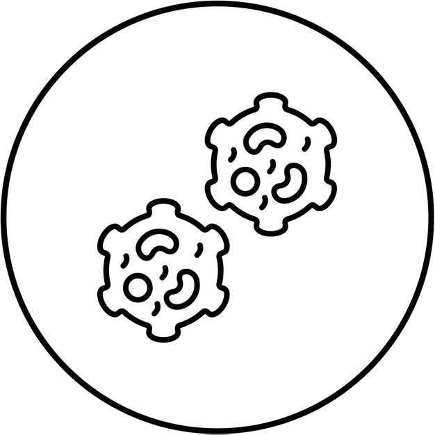 El icono de los glóbulos blancos