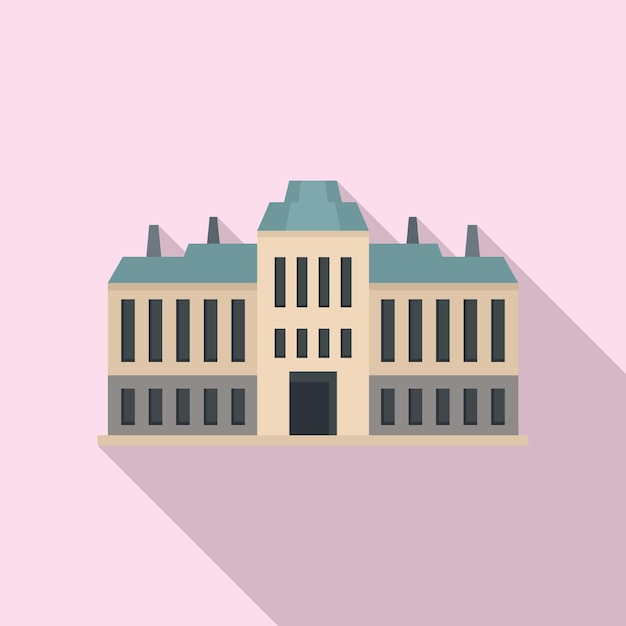 Icono de gobierno de la ciudad Ilustración plana del icono de vector de gobierno de la ciudad para diseño web