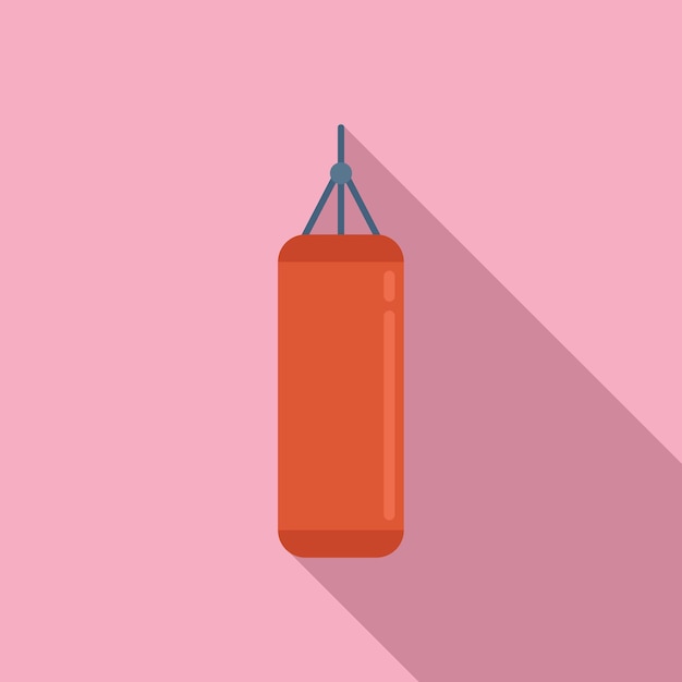 Icono de golpe de boxeo vector plano Deporte activo Persona física