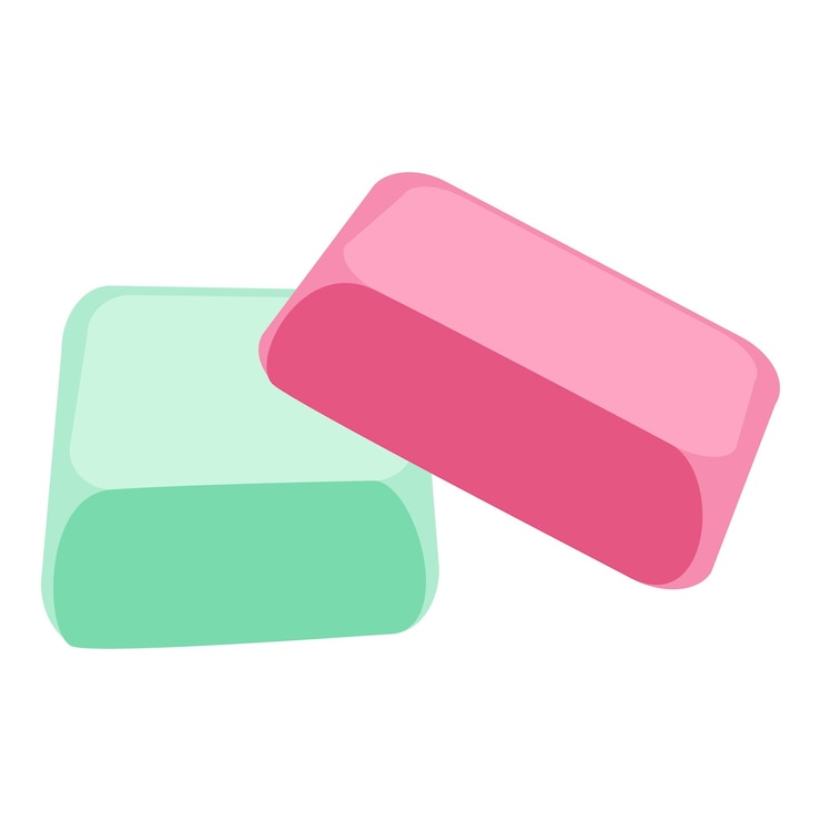 Vector icono de goma de gelatina de colores icono vectorial de goma de jalea de colores para el diseño web aislado sobre fondo blanco
