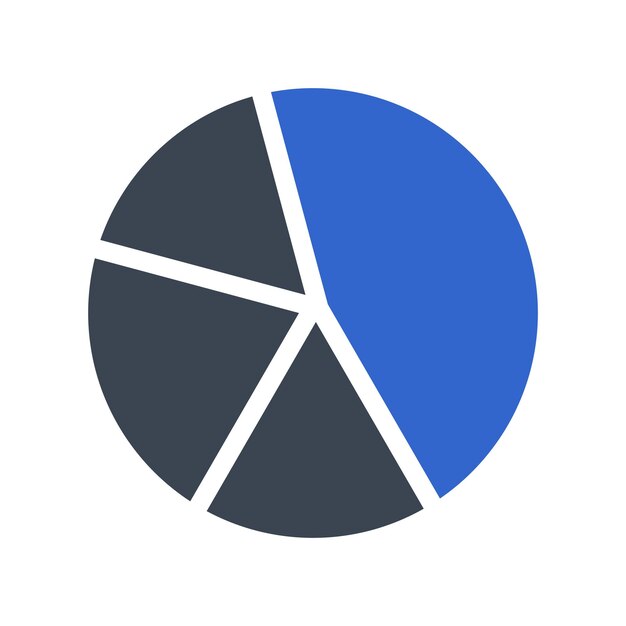 Icono de gráfico circular