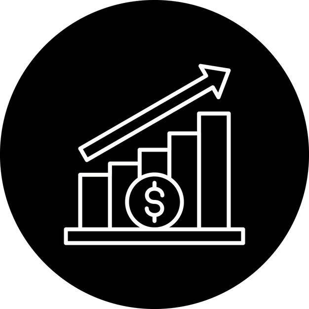 Icono del gráfico de ganancias