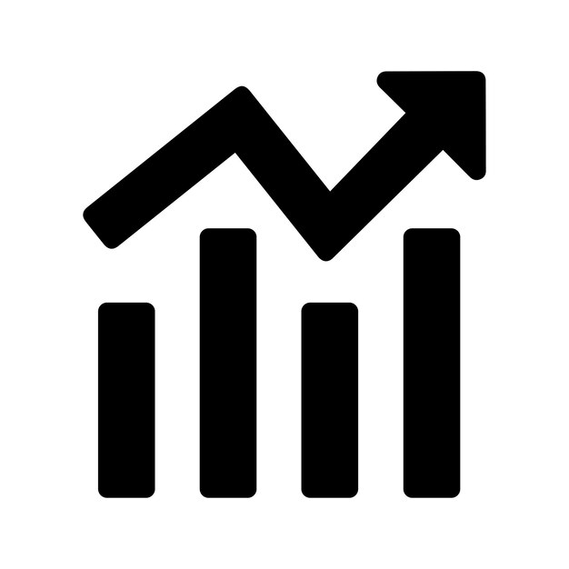 Ícono de gráfico Gráficos vectoriales sencillos