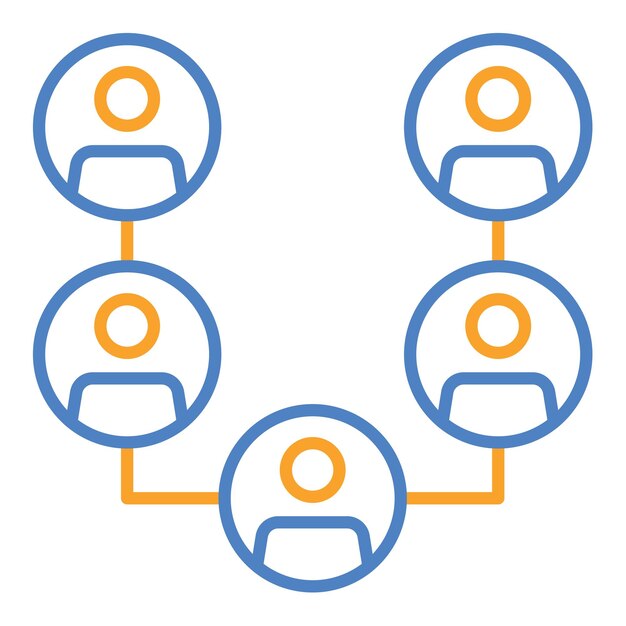 Icono del gráfico de la organización