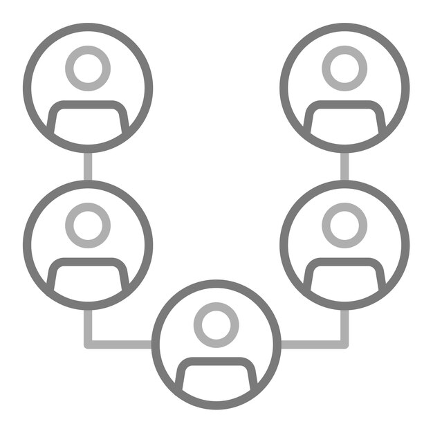 Icono del gráfico de la organización