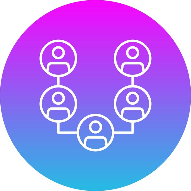 Icono del gráfico de la organización