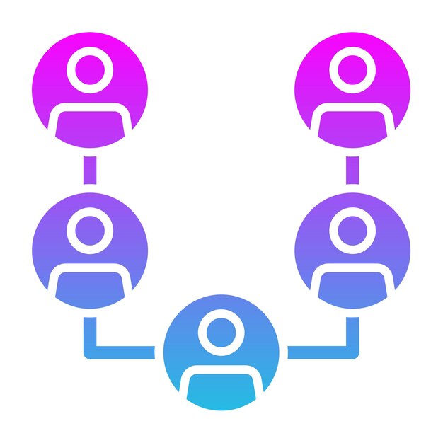 Icono del gráfico de la organización