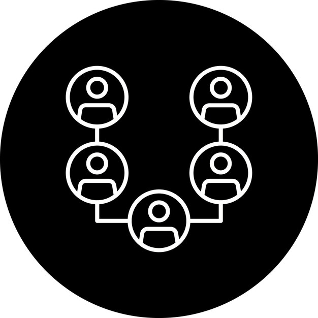 Icono del gráfico de la organización